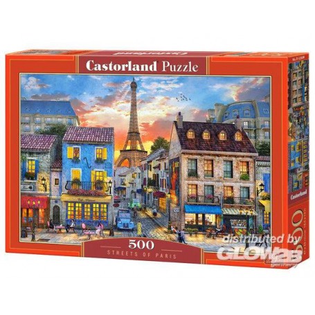 Straten van Parijs, puzzel 500 stuks Puzzels