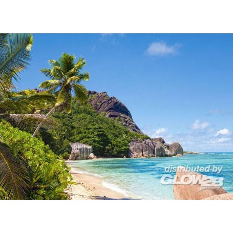 Tropisch Strand, Seychellen, Puzzel 3000 Te Puzzels