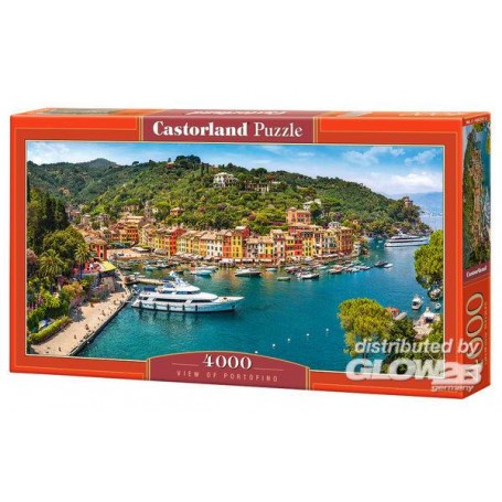 Uitzicht op Portofino, puzzel 4000 stuks Puzzels