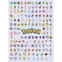 Puzzel Pokédex eerste generatie / Pokémon Puzzels