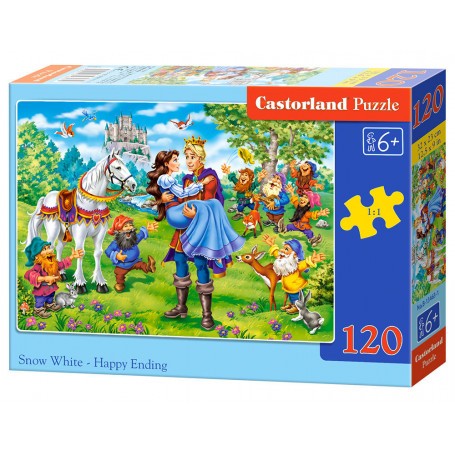 Puzzel Sneeuwwitje-Happy Ending, Puzzle 120 Teile 