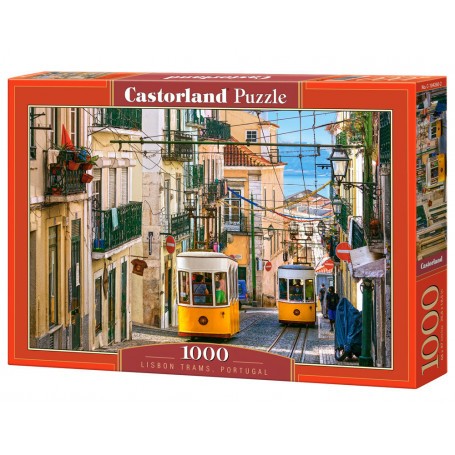 Puzzel Trams van Lissabon, Portugal, Puzzle 1000 Teile 