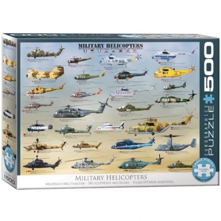 Eurographics 1000 stukjes puzzel militaire helikopters 