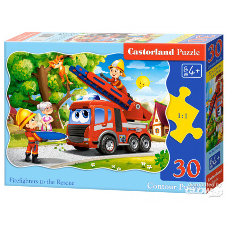 Puzzel Firefighters to the Rescue, Puzzle 30 Tiles 