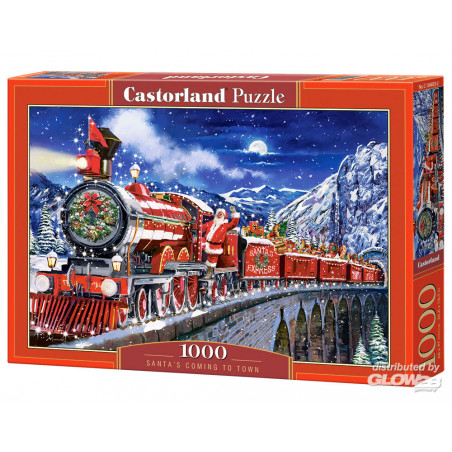 Puzzel Santa's coming to Town Puzzle 1000 Tiles 