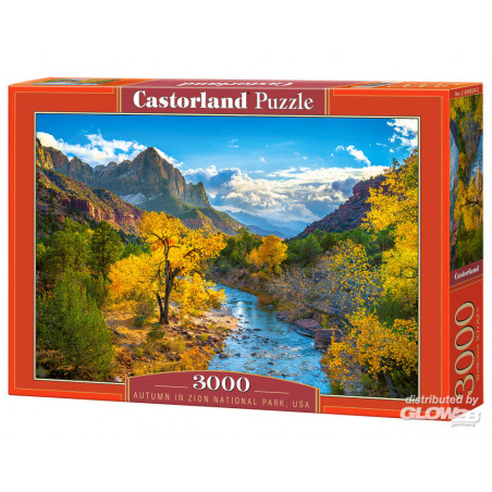Puzzel Autumn in Zion National Park, USA Puzzle 3000 Pieces 