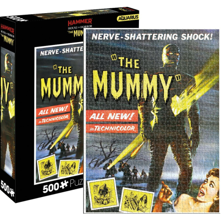 Puzzel Hammer Horror: The Mummy 500 Piece Jigsaw Puzzle 