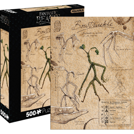 Puzzel Harry Potter: Fantastic Beasts - Bowtruckle 500 Piece Jigsaw Puzzle 